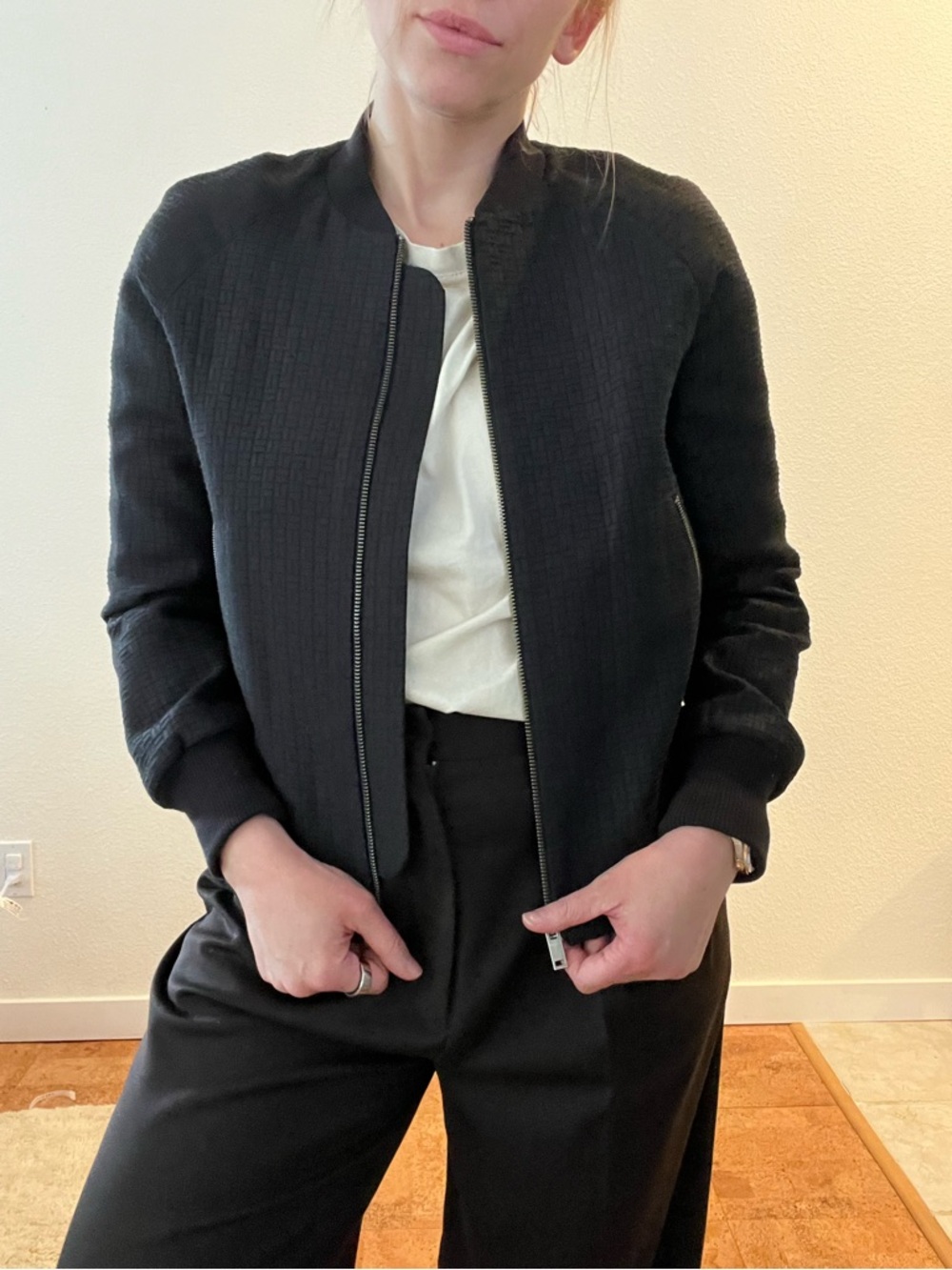 COS Black Textured Jacket